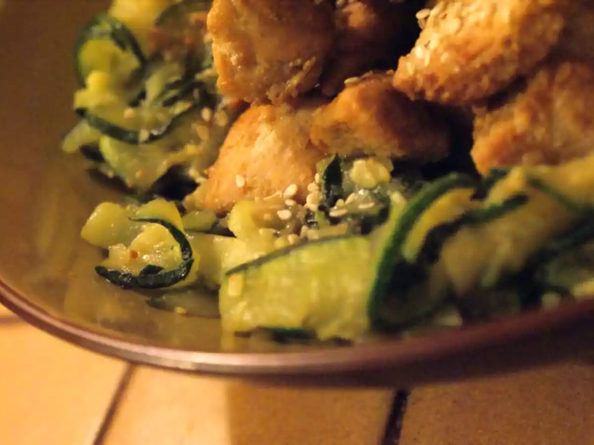 Poulet teriyaki et tagliatelles de courgette - photo 4