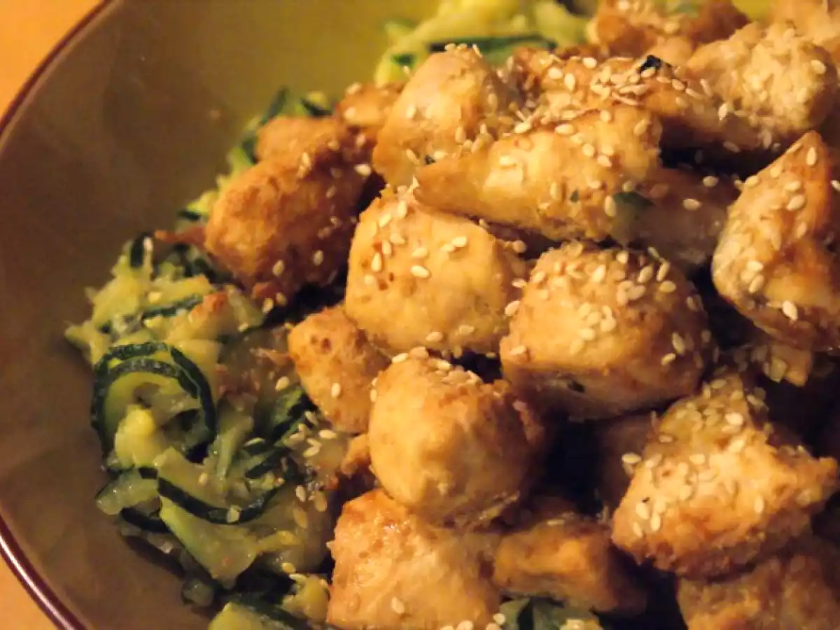 Poulet teriyaki et tagliatelles de courgette - photo 5