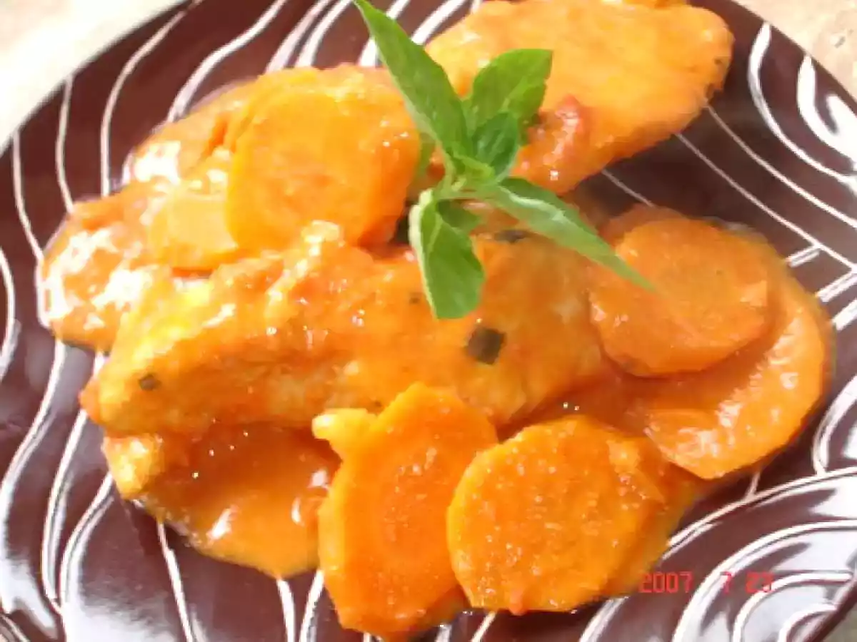 Poulet tomate crème au vin blanc - photo 4