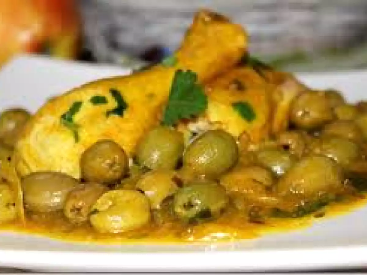 Poulet yassa aux olives