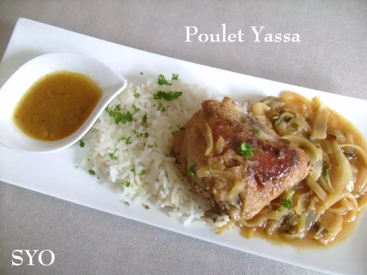 Poulet Yassa invité au Petit Bistro de Mamigoz
