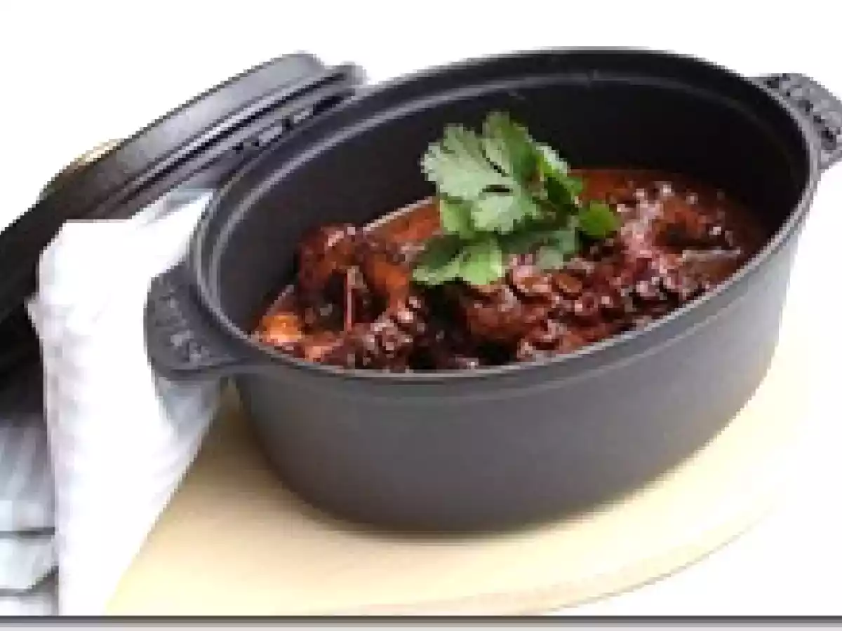 Poulpe Braisé et Galette de Pomme de Terre aux Oignons - photo 3