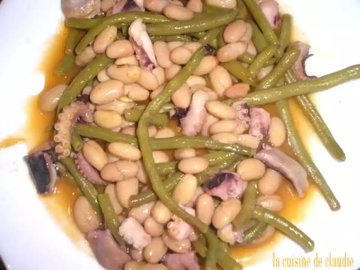Poulpes aux 2 haricots - photo 2