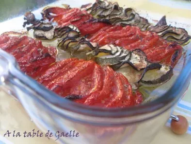 Pour accompagner les barbecues : Tian tomate - courgette