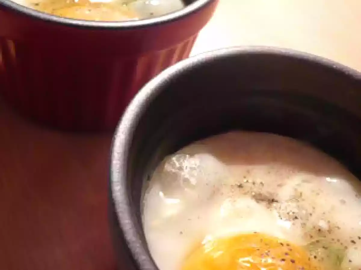 Pour quand on veut faire vite et manger léger: oeuf cocotte au chou
