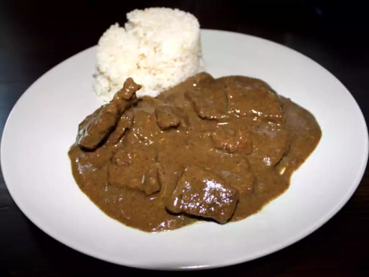 Presque un curry de boeuf de Goa