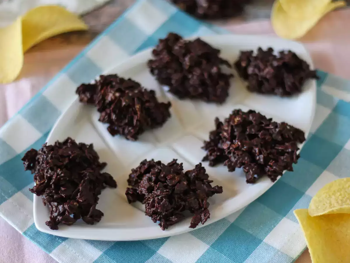 Pringles au chocolat en roses des sables - photo 2