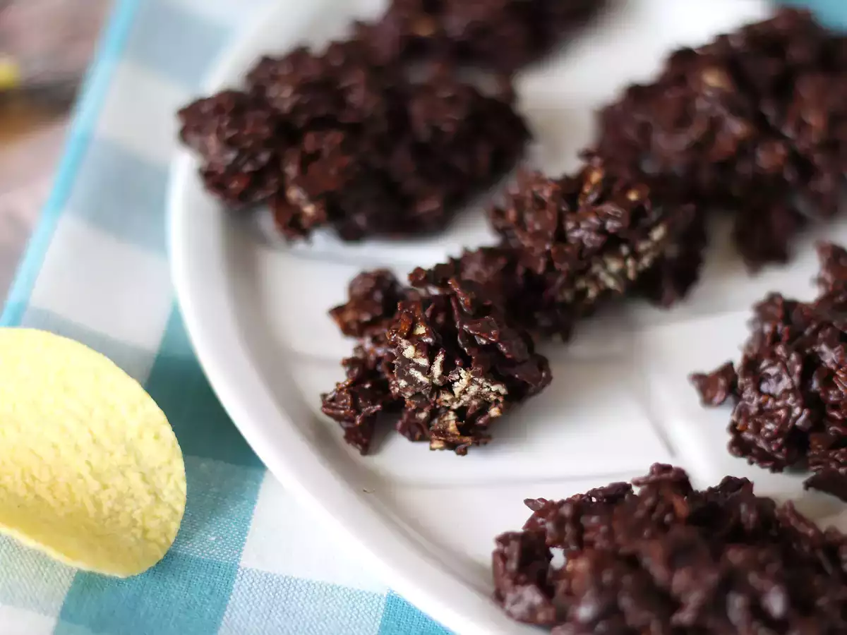 Pringles au chocolat en roses des sables - photo 4