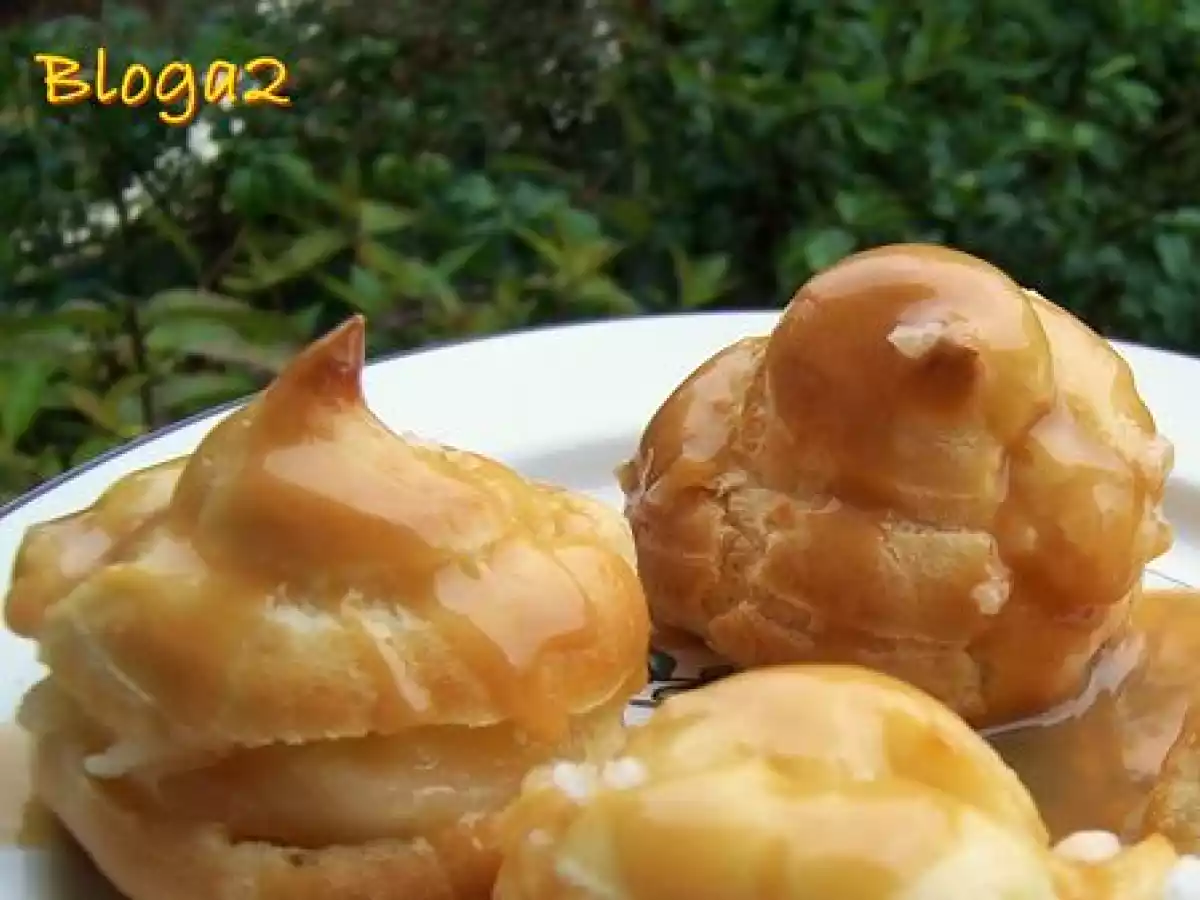 Profiteroles aux pommes et caramel beurre salé - photo 2