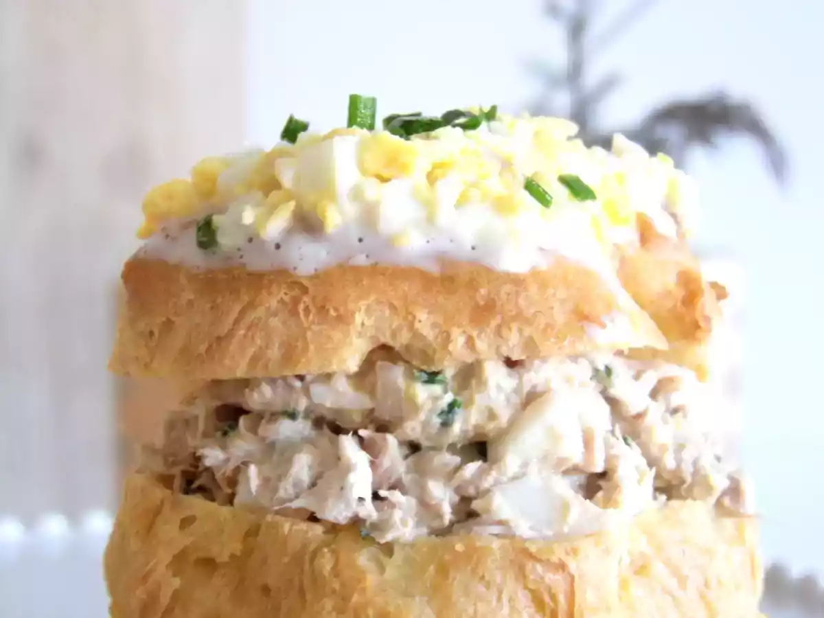 Profiteroles (choux) au thon mimosa - photo 3