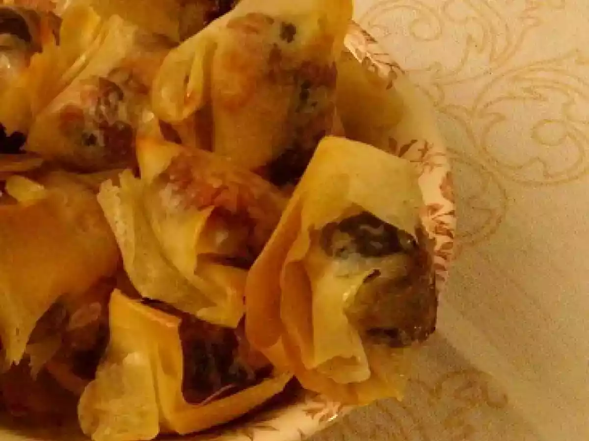 Pruneaux au lard croustillants