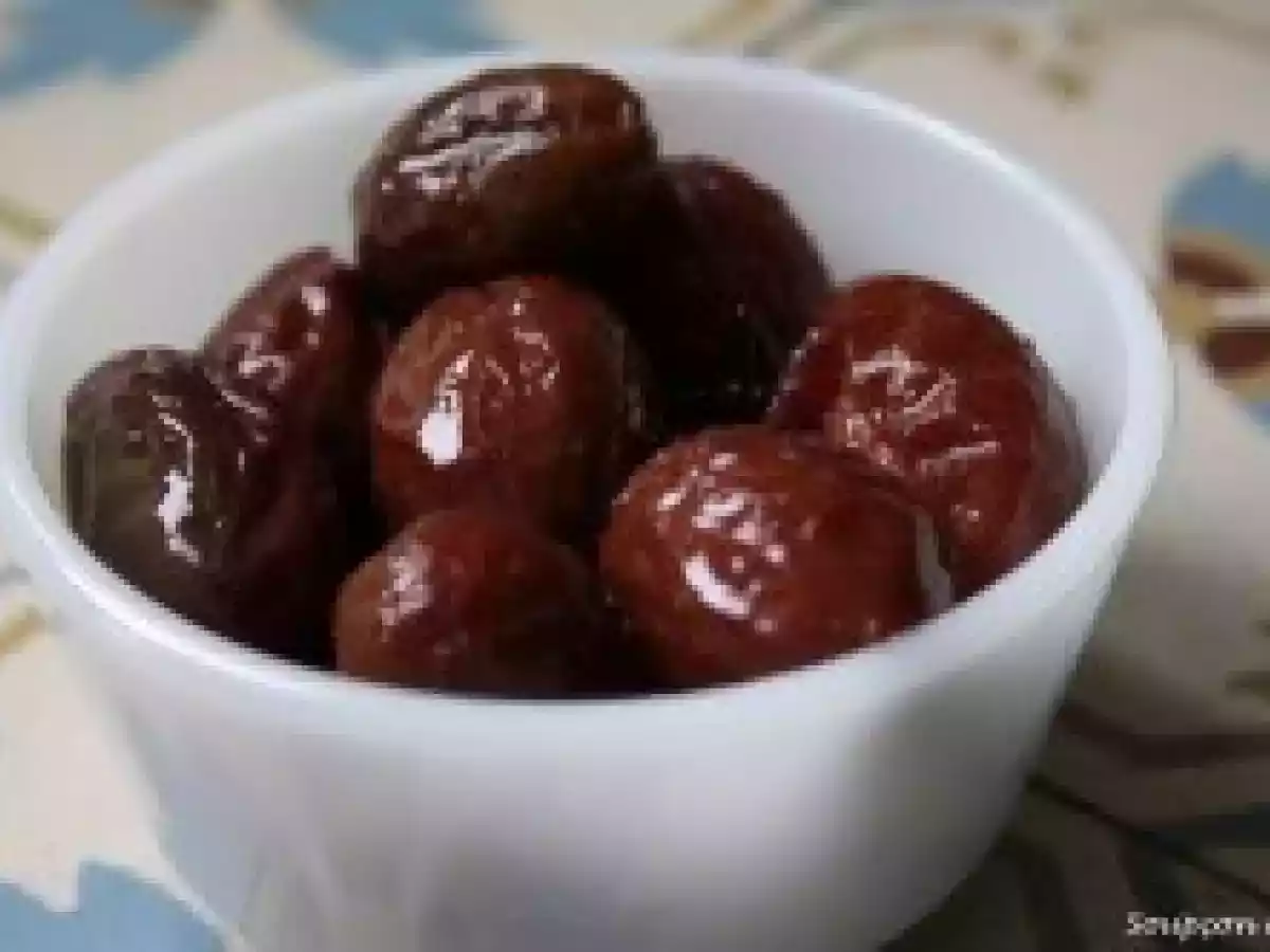 Prunes et poires au vinaigre