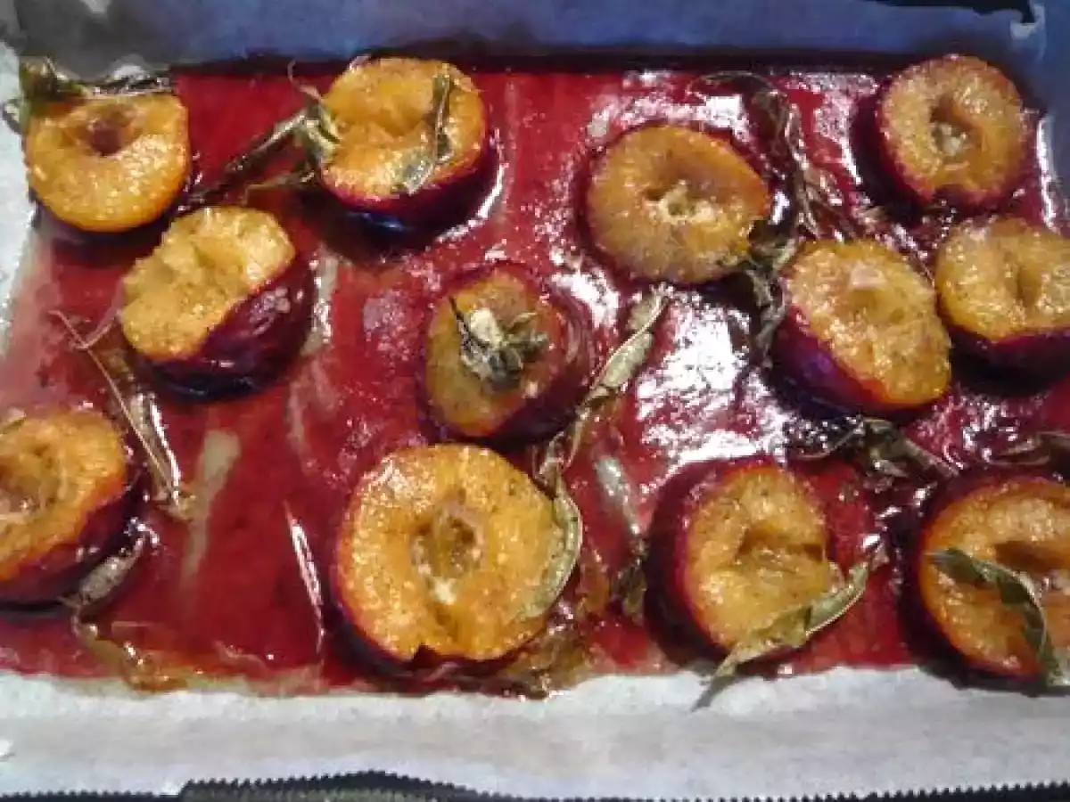 Prunes rôties au miel et à la verveine ! - photo 2