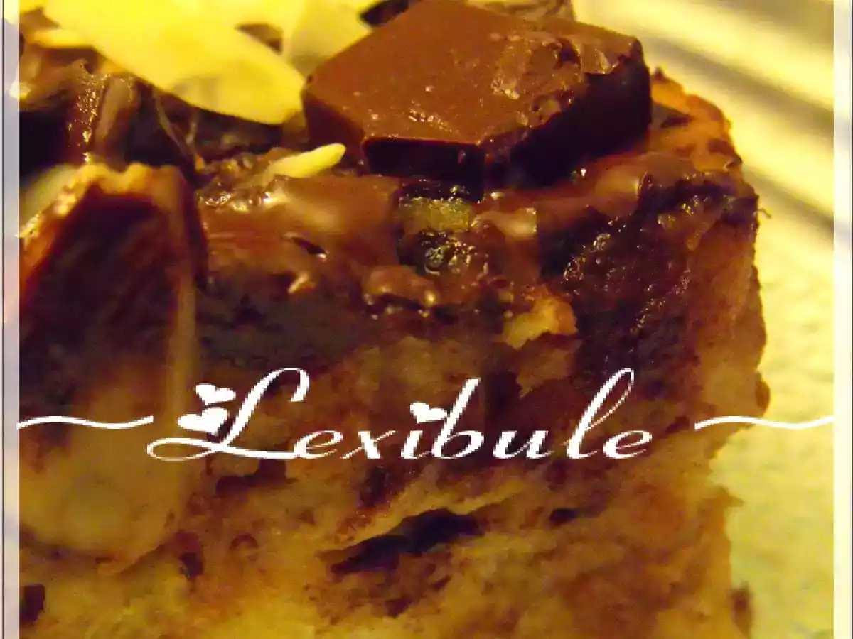 Pudding à la banane et au chocolat