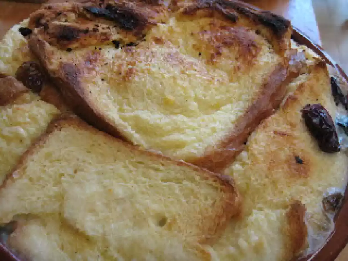 Pudding à la brioche .