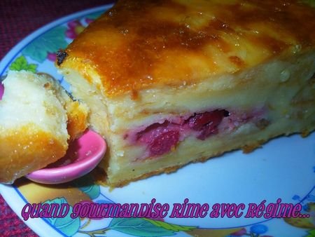 Pudding Amande Et Aux Cerises Ww Recette Ptitchef