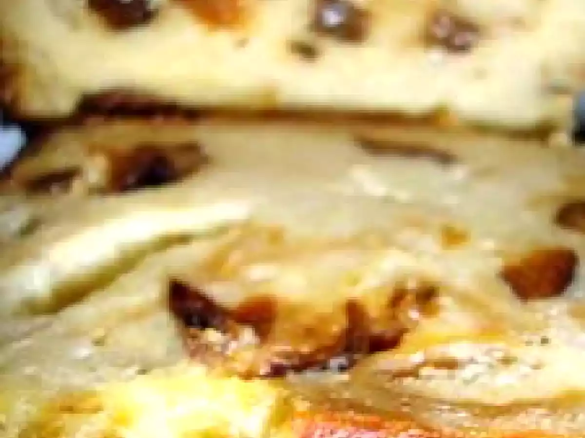 Pudding aux pommes et pruneaux