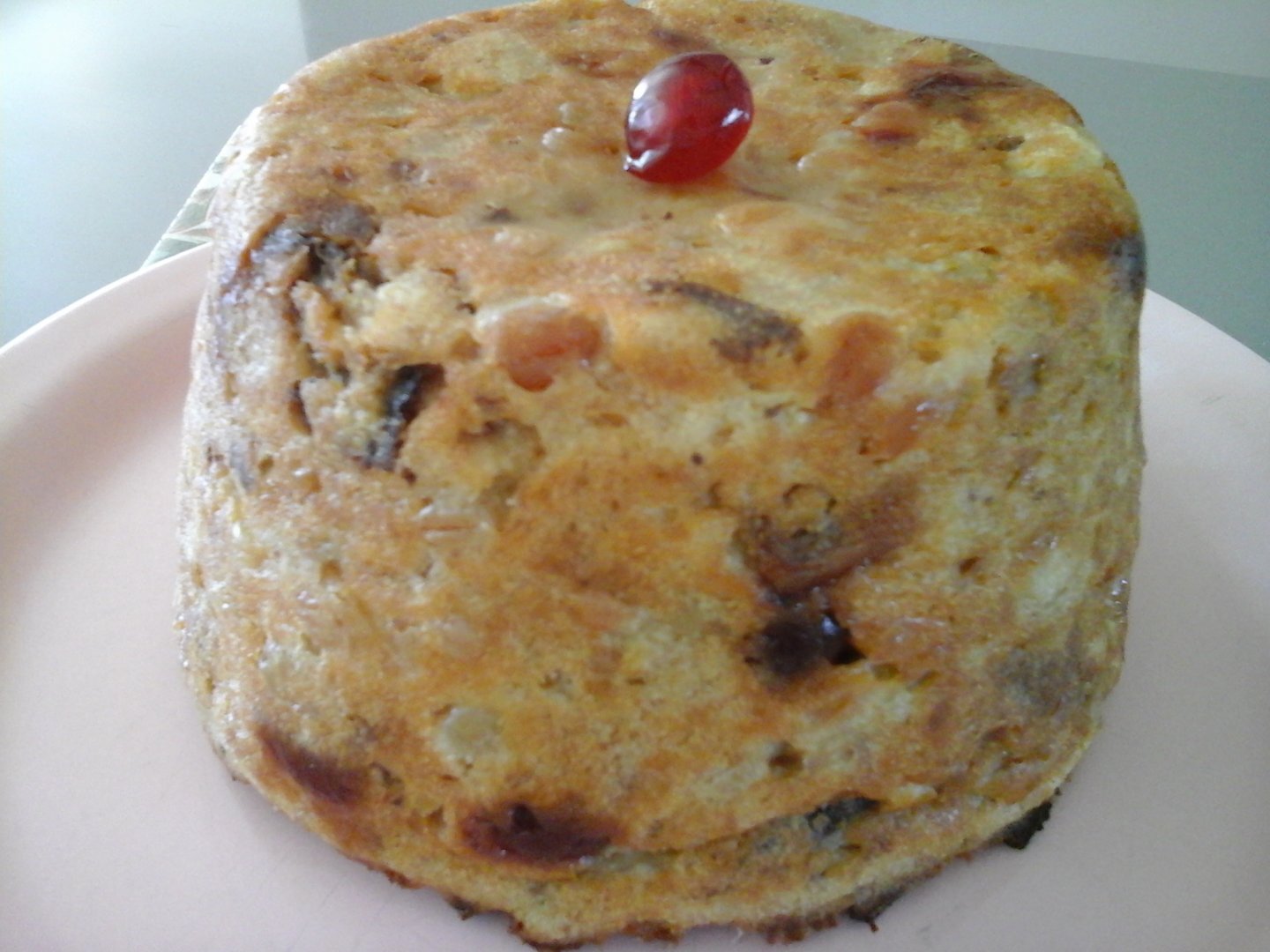 Pudding aux raisins secs et aux cerises confites Recette Ptitchef
