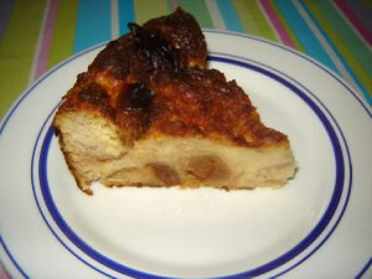 Pudding de pain perdu à la figue séchée