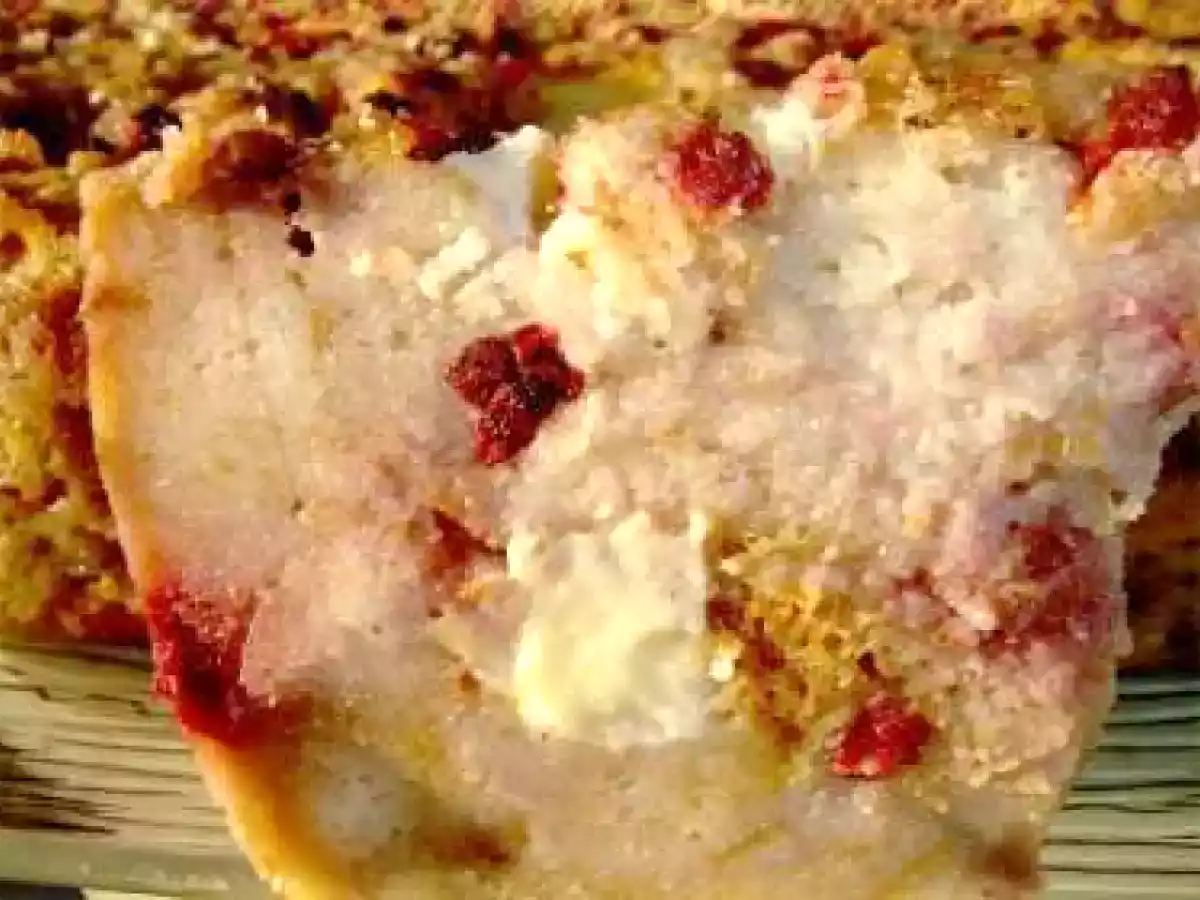 Pudding framboises, chocolat blanc et fève Tonka