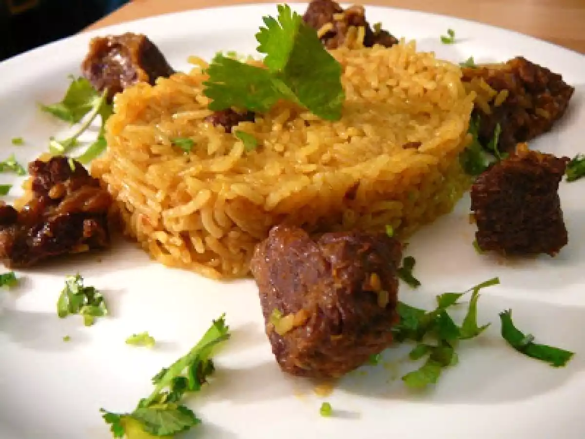 Pulao à l'agneau confit . - photo 2