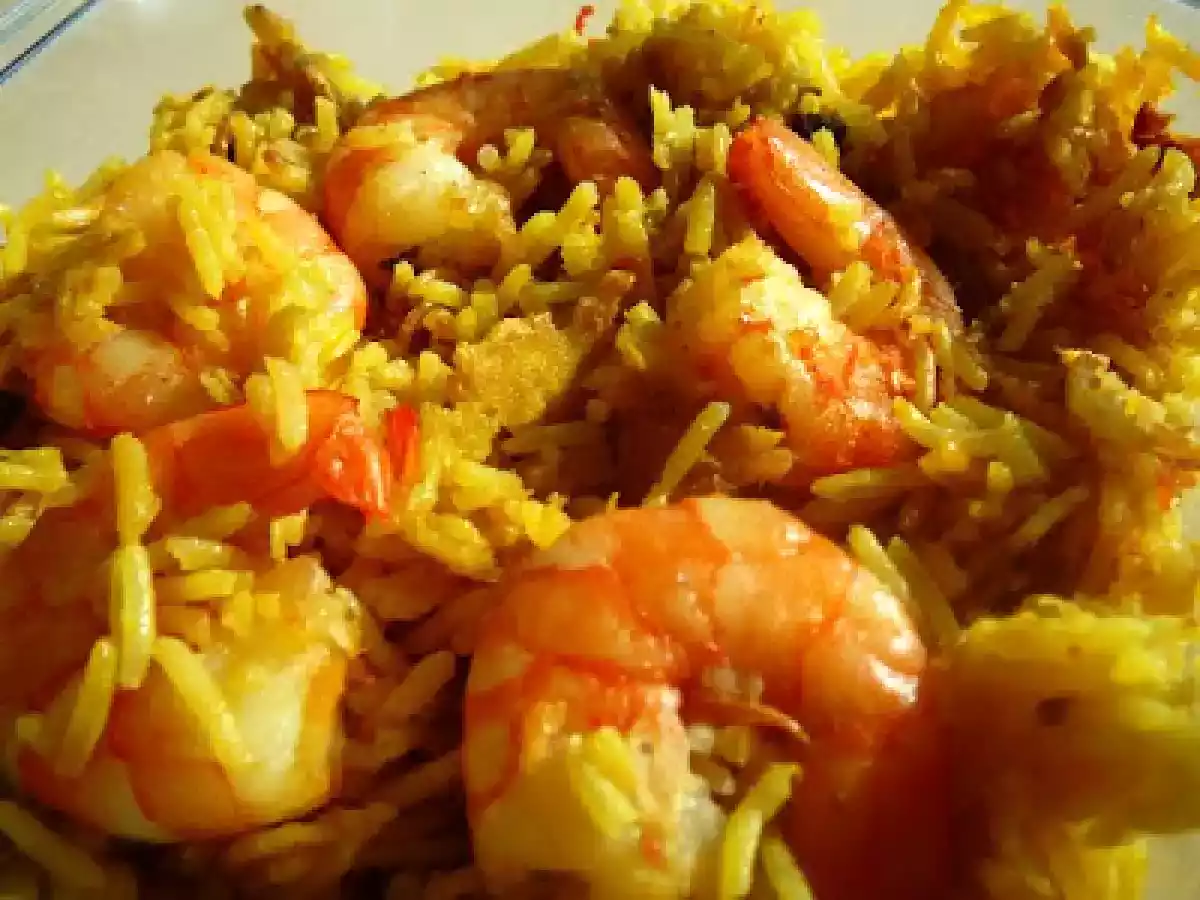 Pulao de crevettes au safran - Shrimp saffron pulao - photo 2