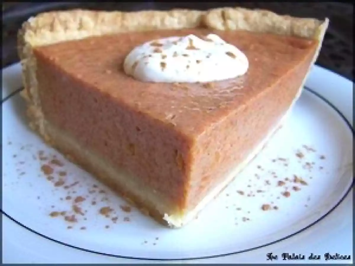 Pumpkin Pie ( Tarte américaine au potiron ) ... divine ! - photo 2