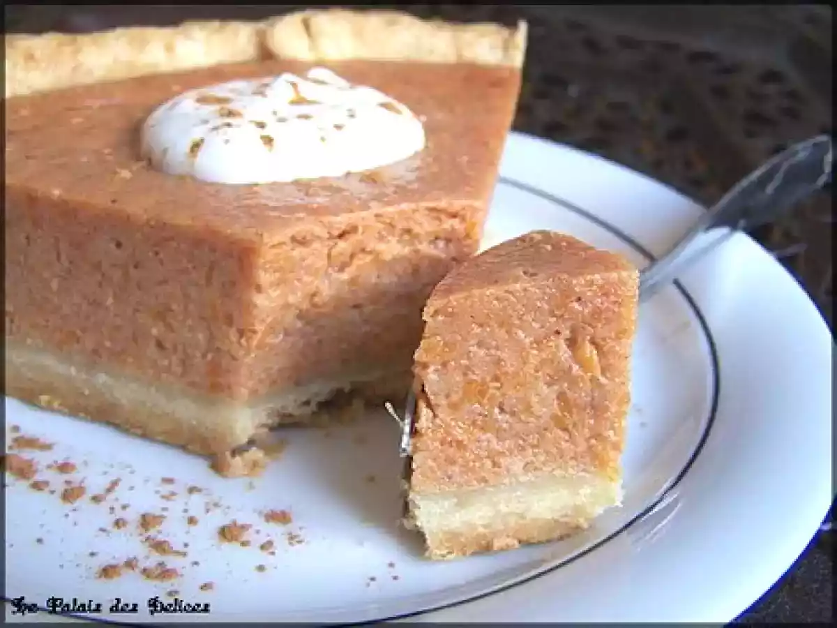 Pumpkin Pie ( Tarte américaine au potiron ) ... divine ! - photo 4
