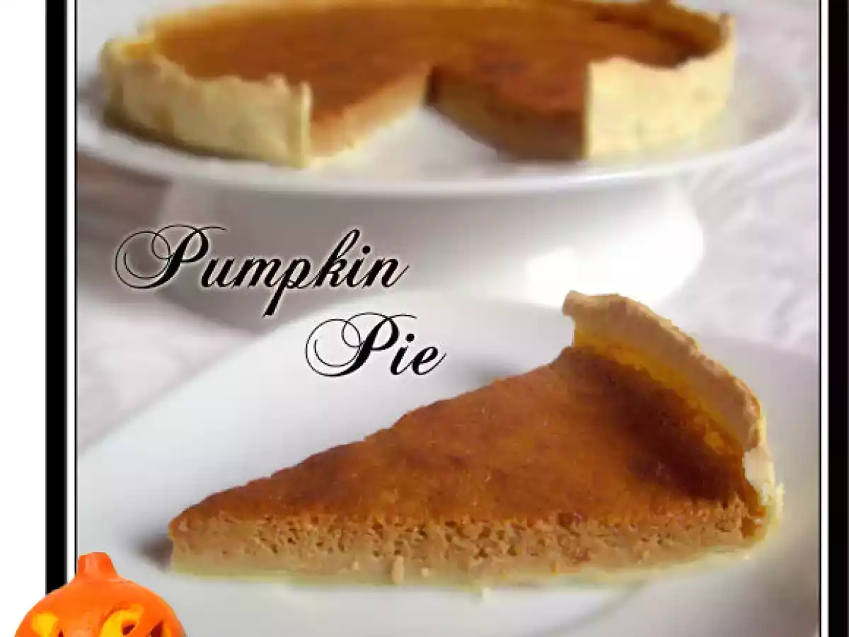 Pumpkin pie, tarte au potiron de Thanksgiving Day... - photo 2