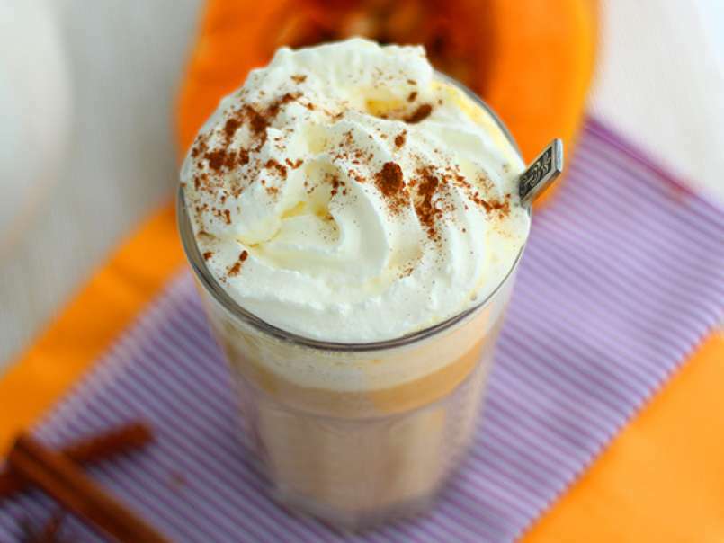 Pumpkin spice latte, café latté au potiron - photo 2