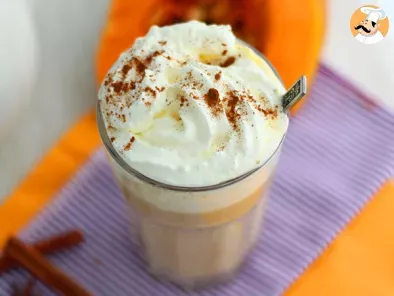 Pumpkin spice latte, café latté au potiron, photo 1