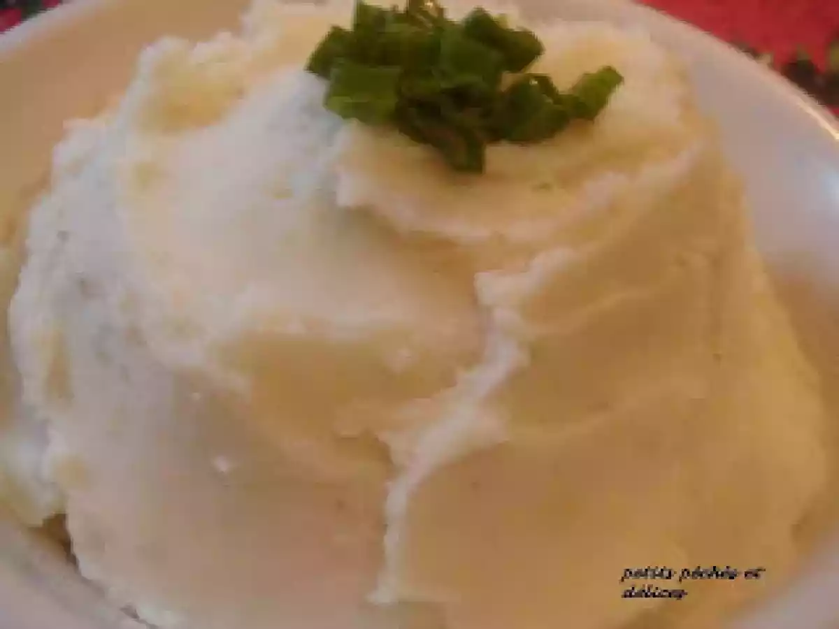 Purée à l'huile d'olive et à l'ail confit