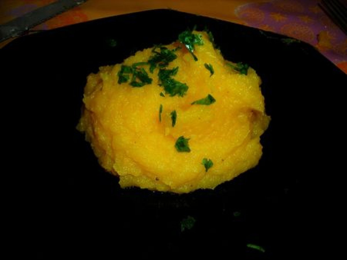 Recette de purée au potiron et aux pommes de terre