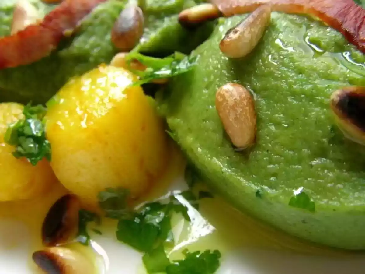 Purée de brocoli et coquilles Saint Jacques poëlées - photo 2