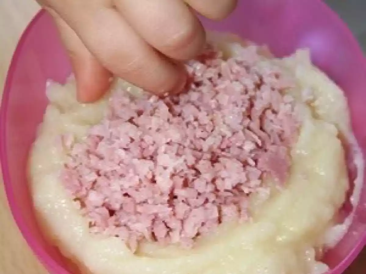 Purée de céleri-rave et jambon