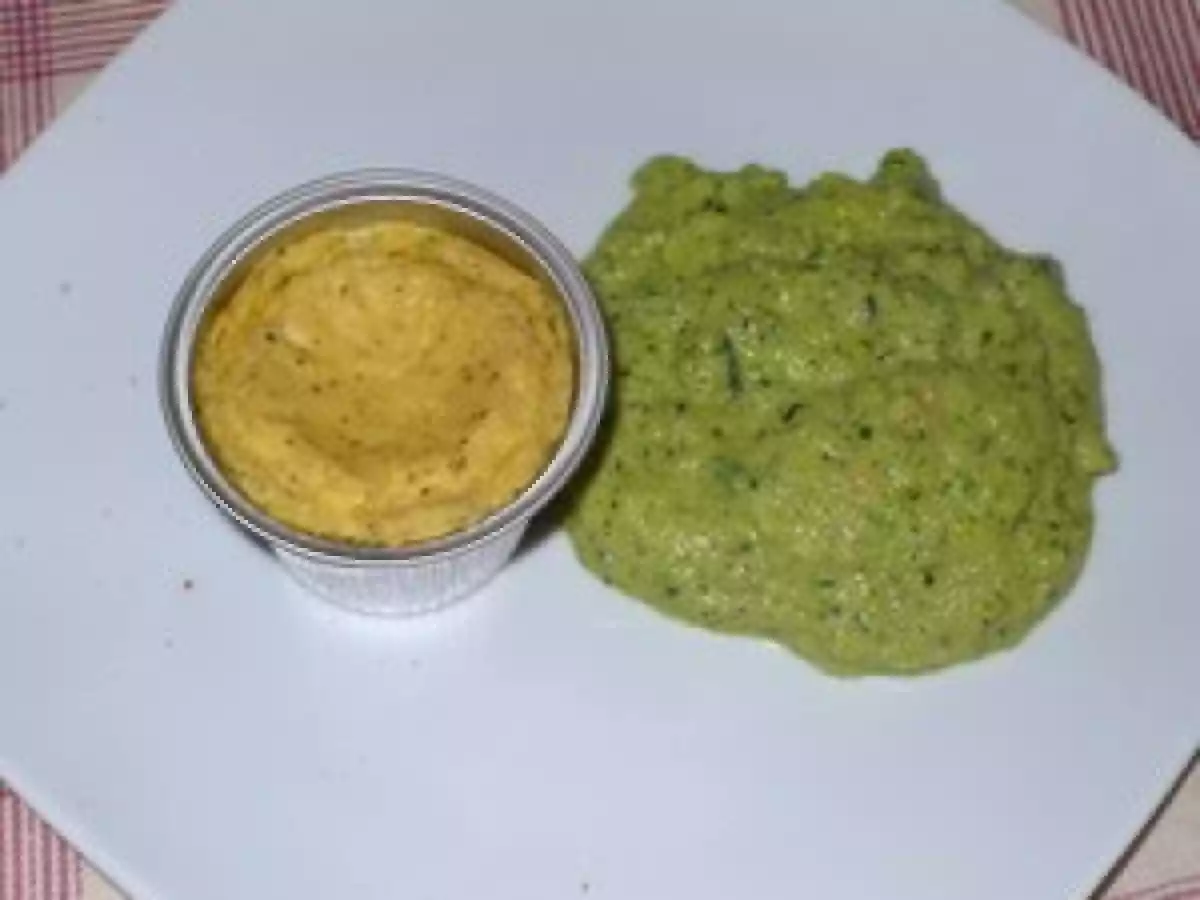 Purée de courgettes aux amandes