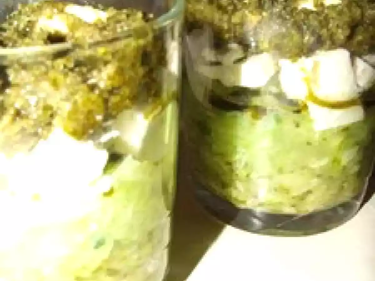 Purée de courgettes, feta et pistou - photo 2