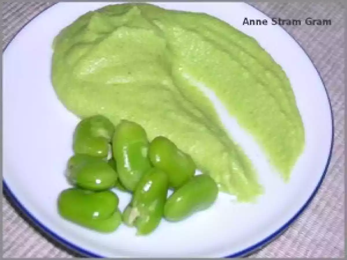 Purée de fèves