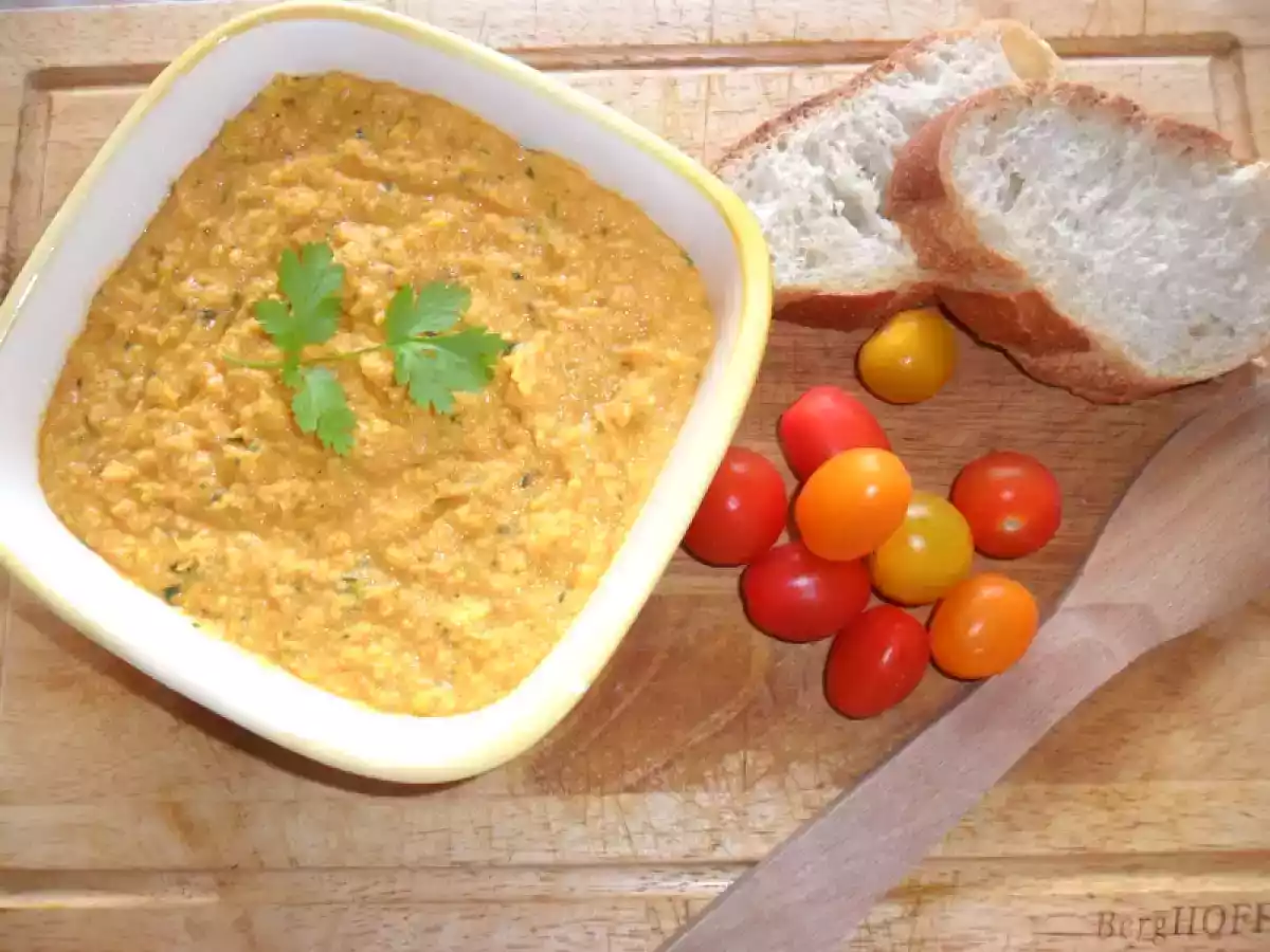 Purée de maïs à la harissa