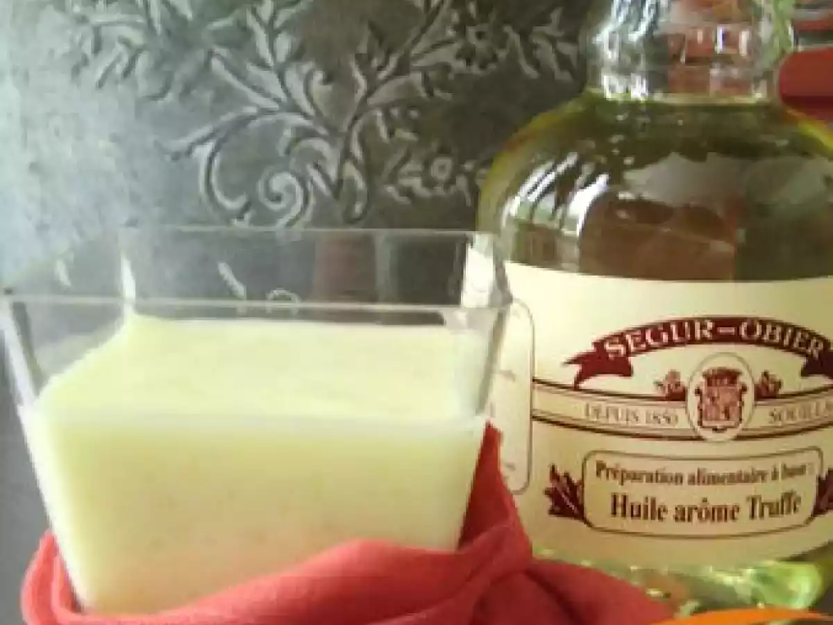 Purée de pomme de terre à la truffe.