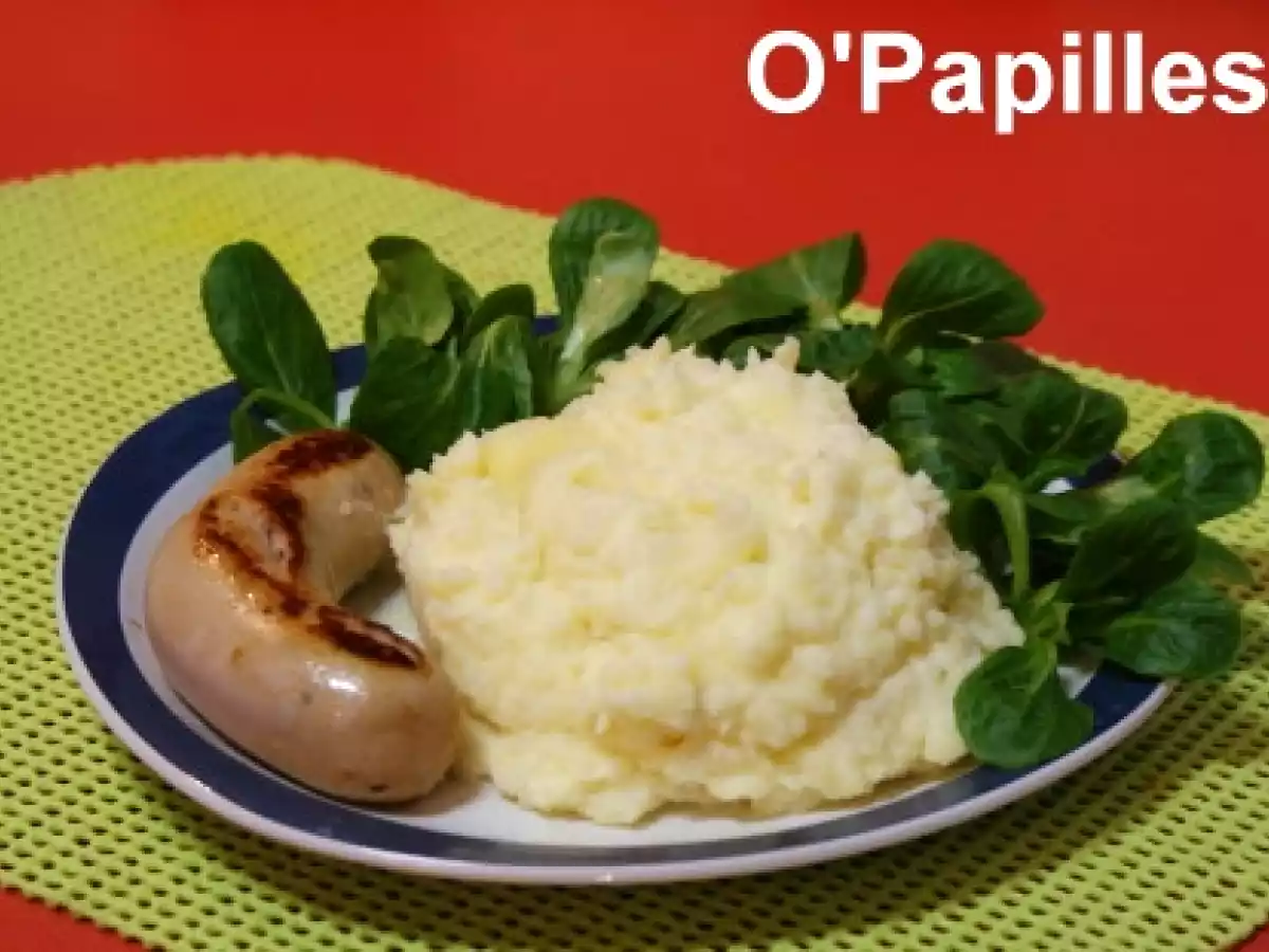 Purée de pommes de terre et radis noir