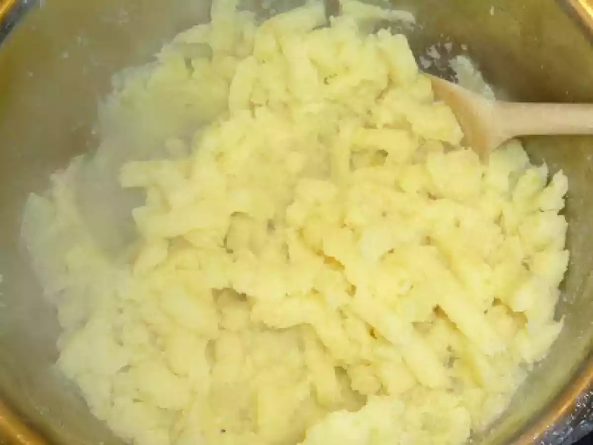 Purée de pommes de terre- persil