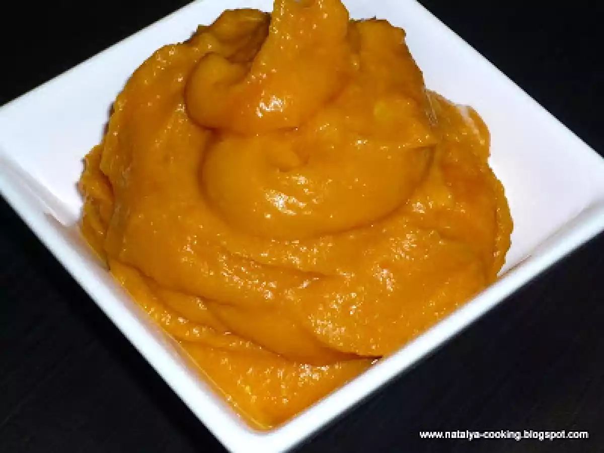 Purée de potimarron au roquefort et au mascarpone