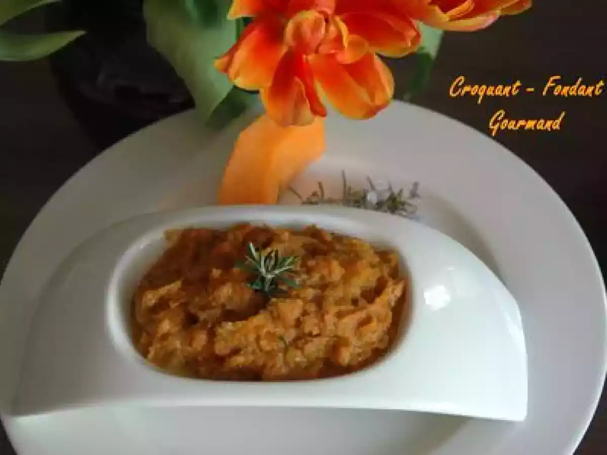 PURÉE de POTIRON à l'AIL et au ROMARIN - photo 2