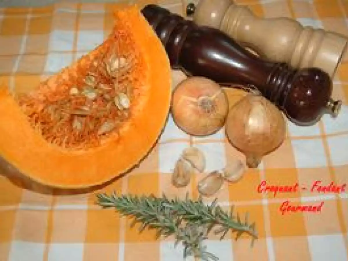 PURÉE de POTIRON à l'AIL et au ROMARIN - photo 4