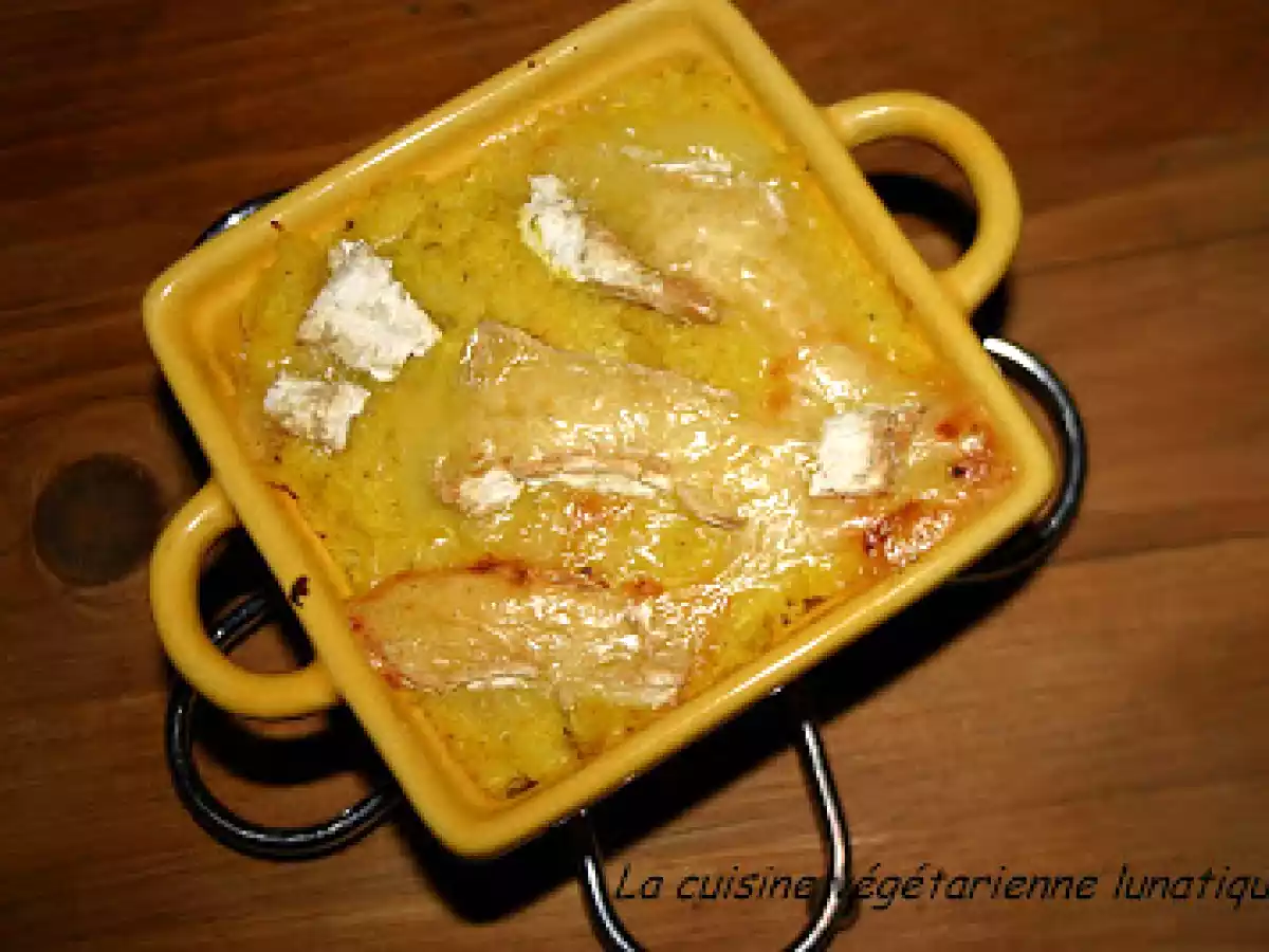 Purée gratinée au céleri rave et rutabaga