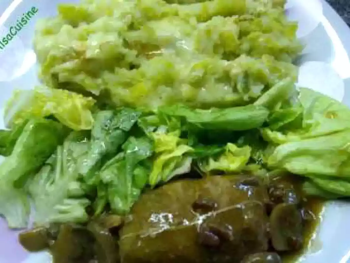 Purée poireaux / pommes de terre au Pont-l'Evêque et aux cèpes - photo 3