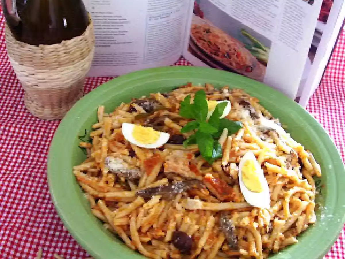 Quand je fais ma Puttanesqua!! aux pâtes bizertines