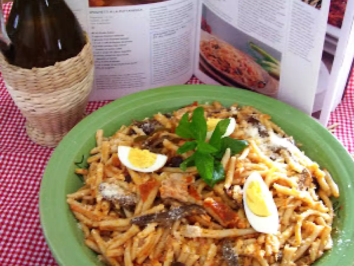 Quand je fais ma Puttanesqua!! aux pâtes bizertines - photo 2