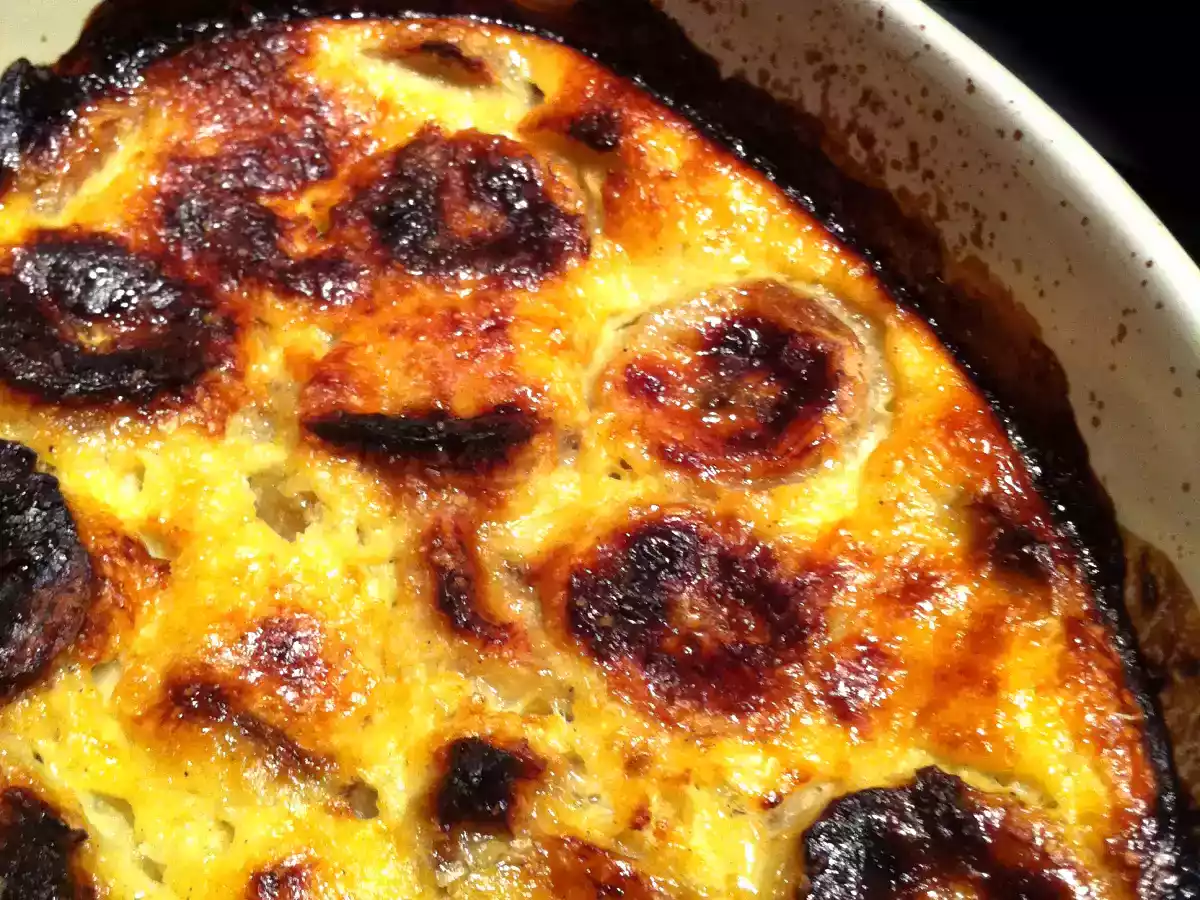 Quand la banane monte au cocotier ! Flan light coco-banane !